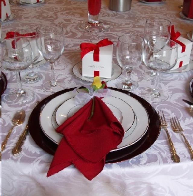 Rental store for WHITE DAMASK LINEN in Cleveland OH