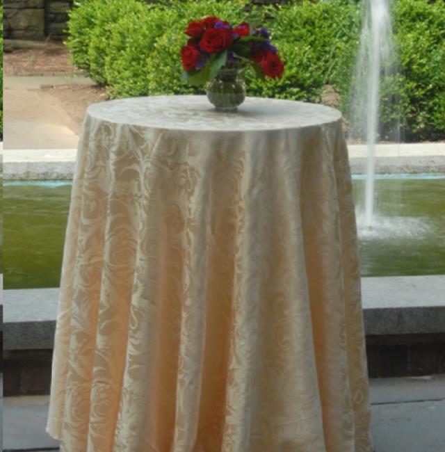 Rental store for GOLD DAMASK LINEN in Cleveland OH